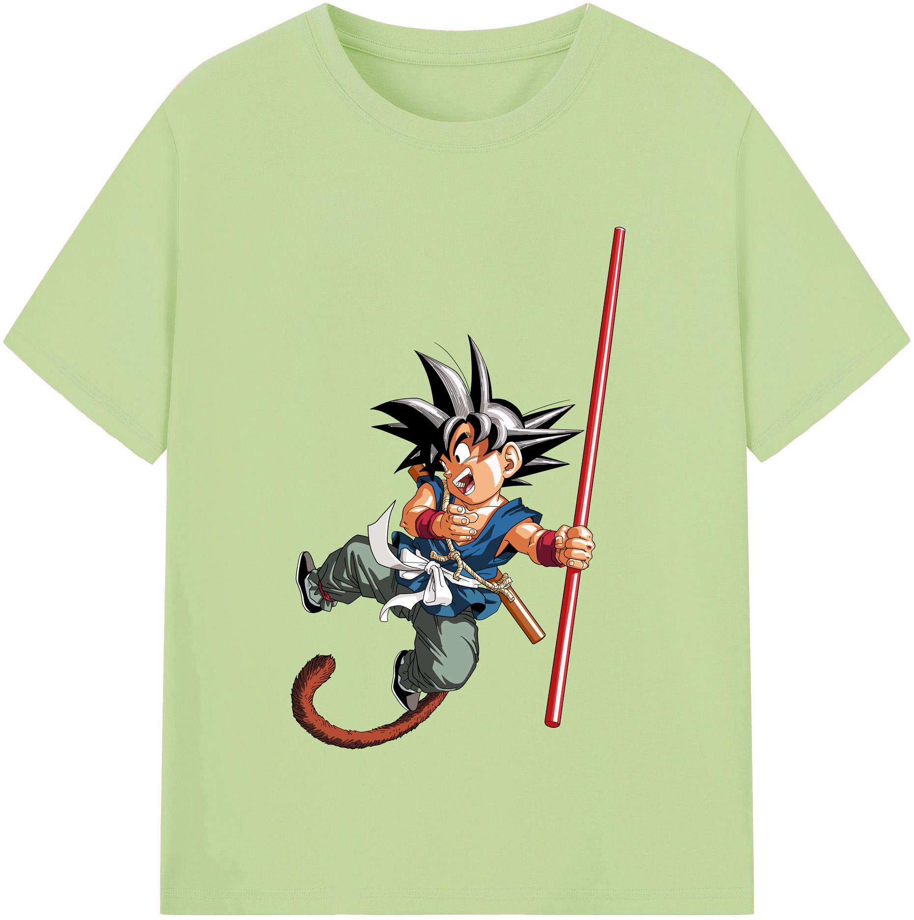 （画像用） ドラゴンボール 孫悟空（そん ごくう）Son Goku カカロット DRAGON BALL Kakarotto 綿100％半袖Tシャツ（フロントプリント）